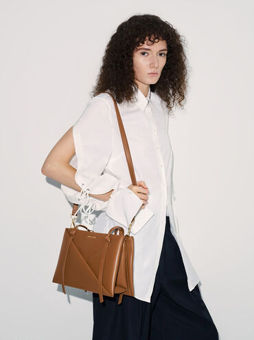 Túi tote Midori, Nâu ánh hung, hi-res