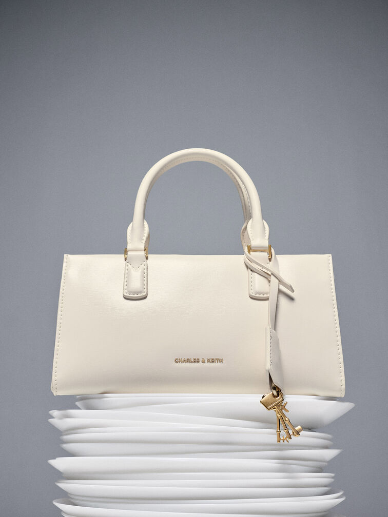 Mini Kerry Top Handle Bag, Cream, hi-res
