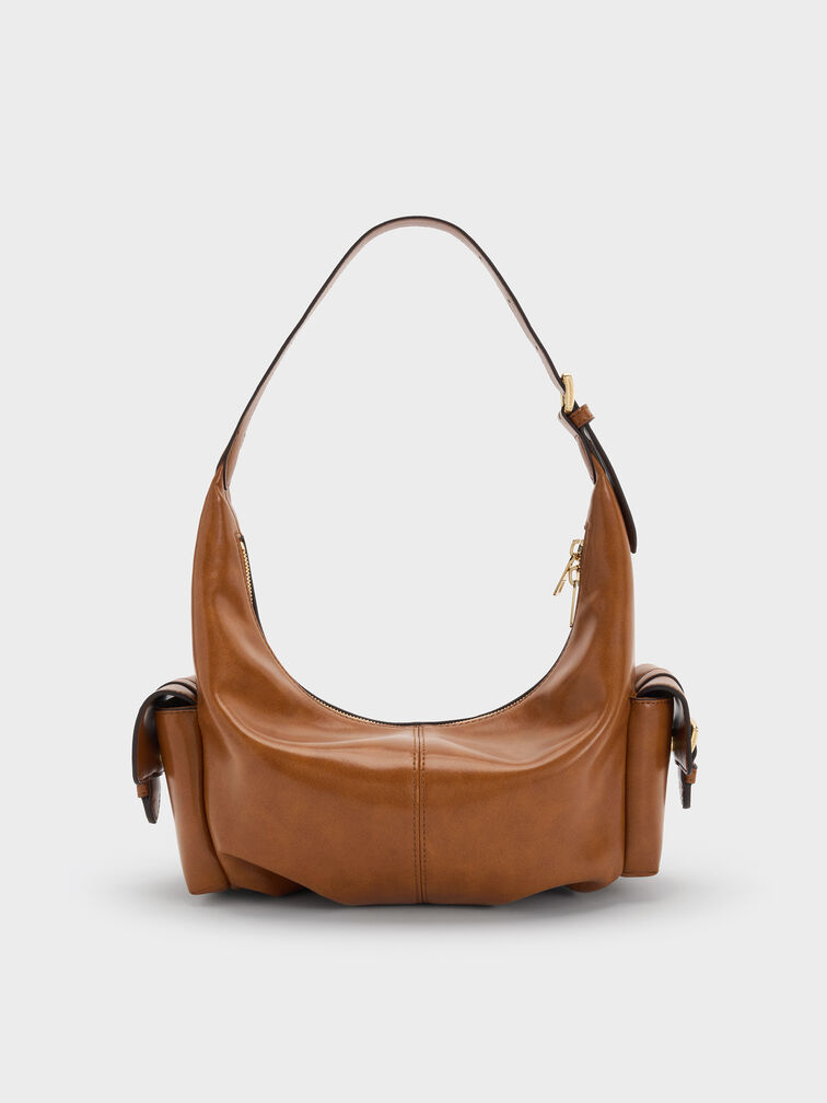 T&uacute;i đeo ch&eacute;o Bessie Side-Pocket, Distressed Tan, hi-res