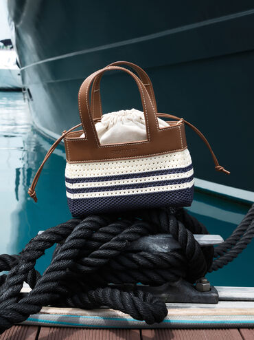 T&uacute;i tote b&eacute; g&aacute;i Ida Striped, Nhiều m&agrave;u, hi-res