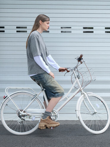 Yunna Suede Chunky Sneakers, Taupe, hi-res