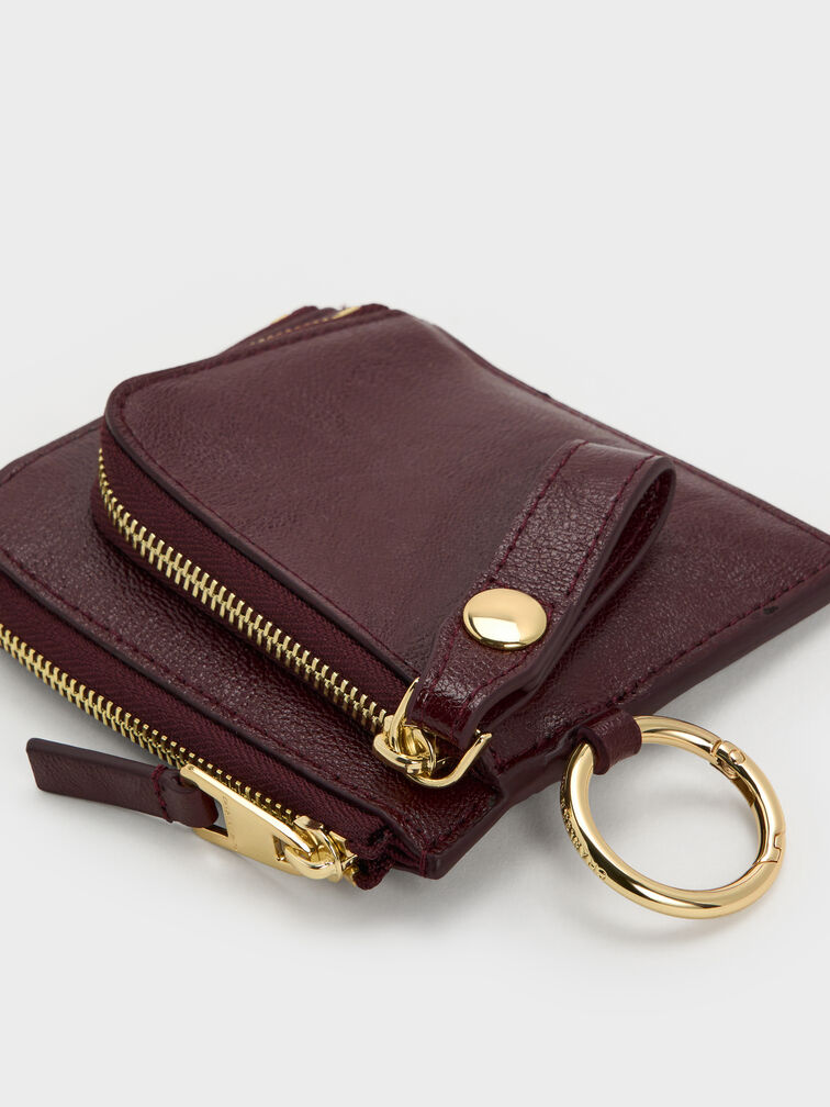Vega Zip-Around Pouch, Wineberry Red, hi-res