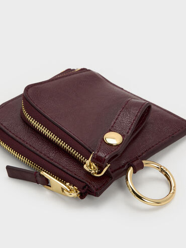 Vega Zip-Around Pouch, Wineberry Red, hi-res