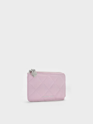 Arrietty Quilted Zip-Around Wallet, Glycine, hi-res