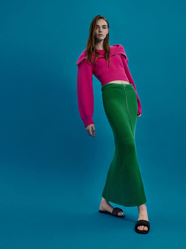 Dép quai ngang Faux Suede Crystal-Embellished, Đen họa tiết, hi-res