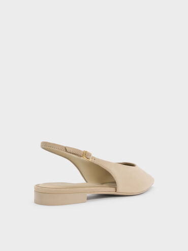 Gi&agrave;y sandals cao g&oacute;t mũi nhọn Emelia, Be, hi-res