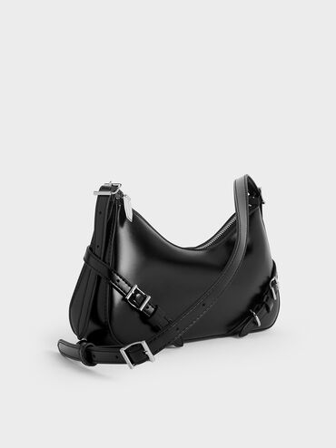 T&uacute;i đeo vai h&igrave;nh thang Sloane, Noir, hi-res