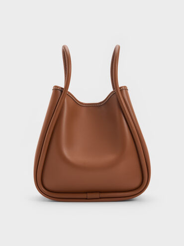 Túi tote Mini Lyla Tubular, Chocolate, hi-res