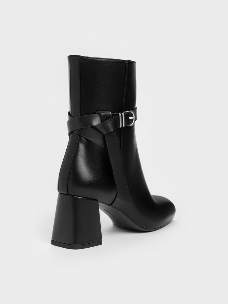 Boots cổ cao Eliza, Đen, hi-res