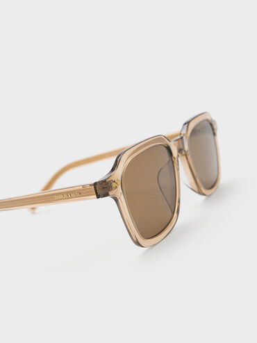 K&iacute;nh m&aacute;t gọng vu&ocirc;ng Leighton, Chestnut Brown, hi-res