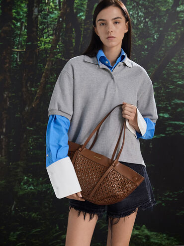 T&uacute;i tote Calla, Chocolate, hi-res