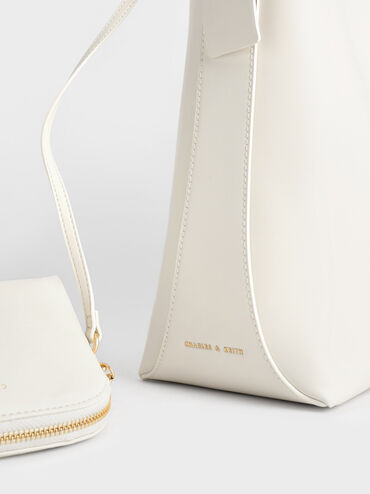 Edna Tote Bag, Cream, hi-res