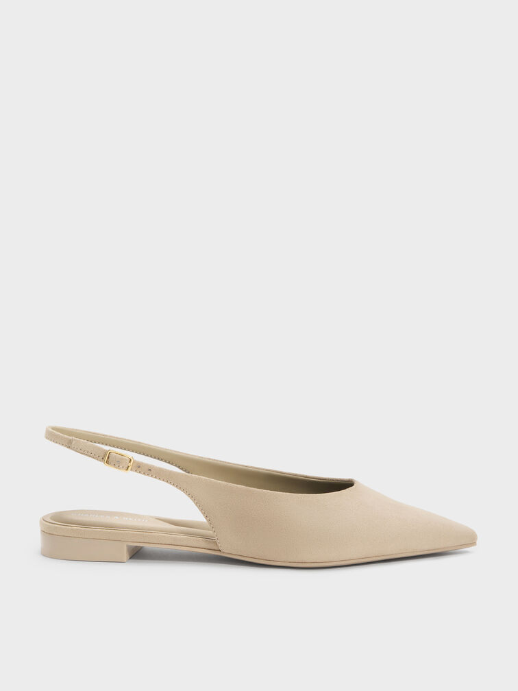 Gi&agrave;y sandals cao g&oacute;t mũi nhọn Emelia, Be, hi-res