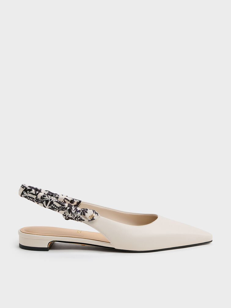 Gi&agrave;y sandals đế thấp Tayari Leather, Phấn, hi-res