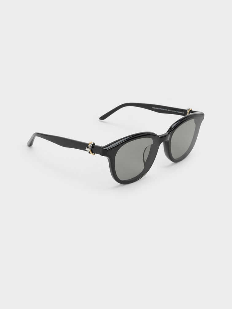 K&iacute;nh m&aacute;t gọng vu&ocirc;ng Roux Crystal, Noir, hi-res