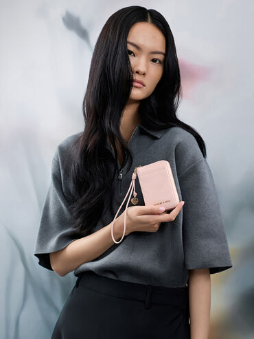 V&iacute; ngắn chần b&ocirc;ng Apfra, Hồng, hi-res