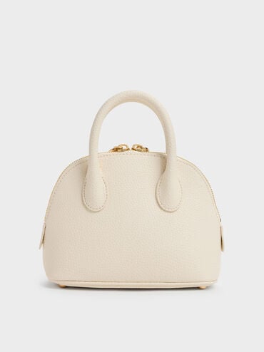 Beryl Bowling Bag, Cream, hi-res
