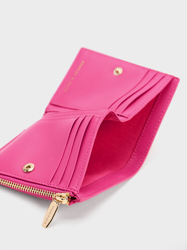 Ví ngắn Harmonee Top Zip, Hồng fuchsia, hi-res