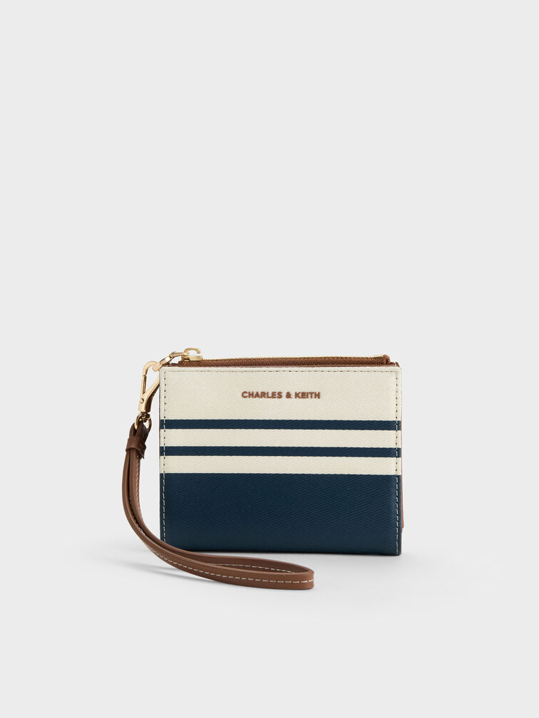 V&iacute; ngắn Hanya Canvas Striped, Nhiều m&agrave;u, hi-res