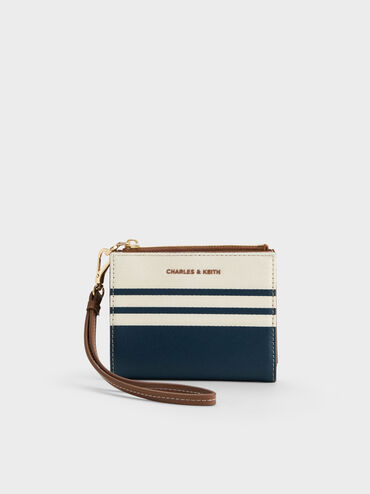 V&iacute; ngắn Hanya Canvas Striped, Nhiều m&agrave;u, hi-res