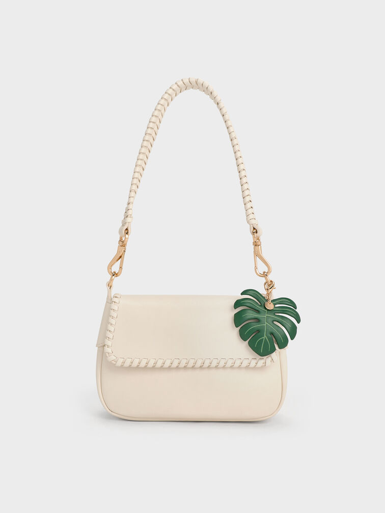 Blume Braided Shoulder Bag, Cream, hi-res