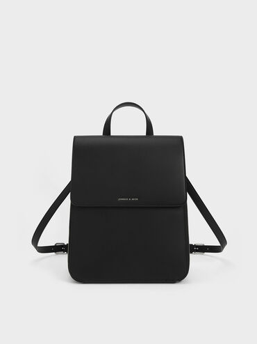 Balo nắp gập Octavia Front Flap Structured, Noir, hi-res