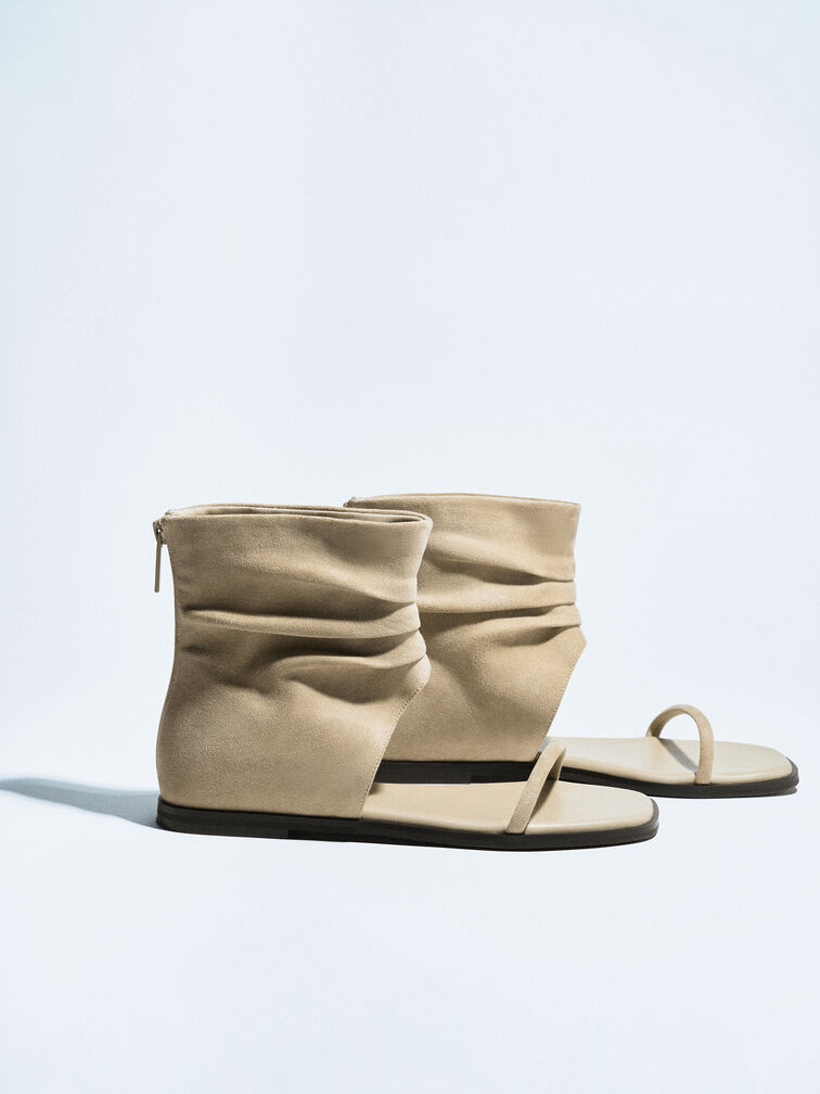 Gi&agrave;y sandals dạng boots Joplin, Be, hi-res