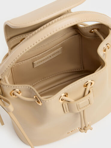 T&uacute;i x&aacute;ch nắp gập Dalia, Sand Beige, hi-res