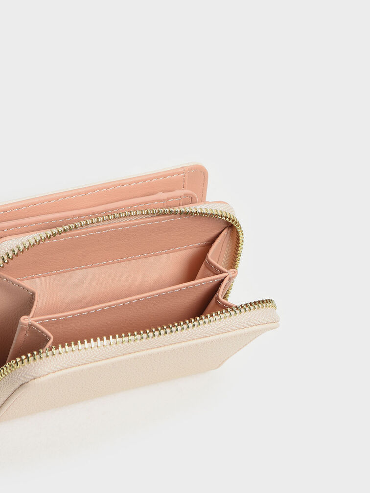 Finley Zip-Around Small Wallet, Light Pink, hi-res