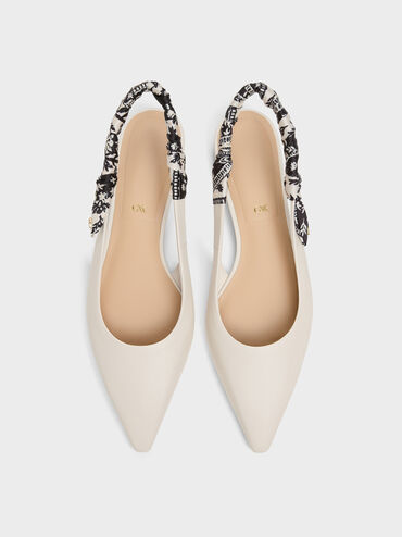 Gi&agrave;y sandals đế thấp Tayari Leather, Phấn, hi-res