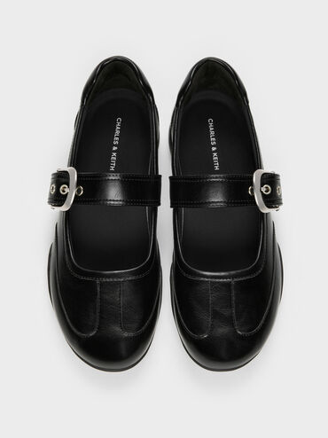 Gi&agrave;y sneakers cổ thấp Louise, Đen, hi-res