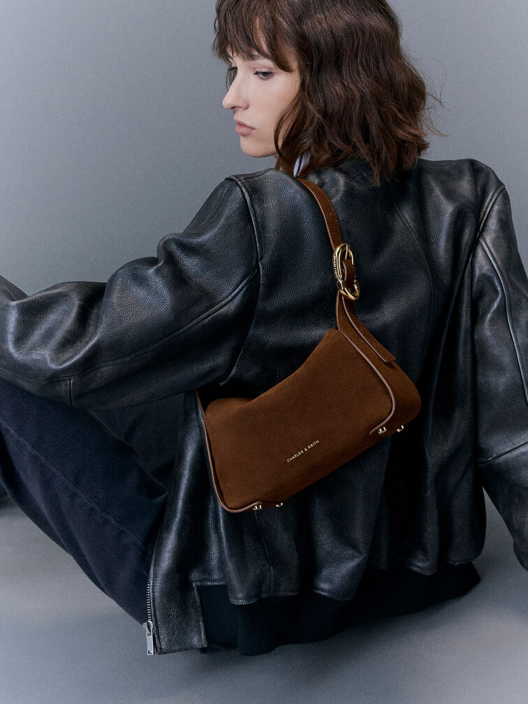 Aislin Shoulder Bag, Pecan Brown, hi-res