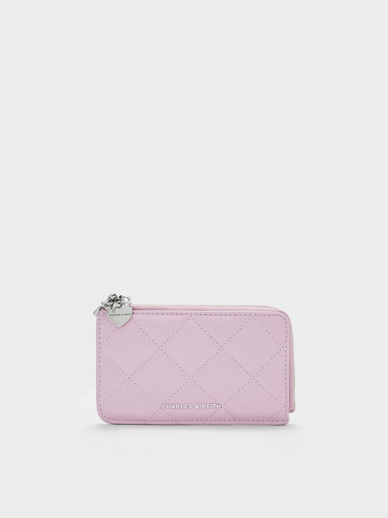 Arrietty Quilted Zip-Around Wallet, Glycine, hi-res