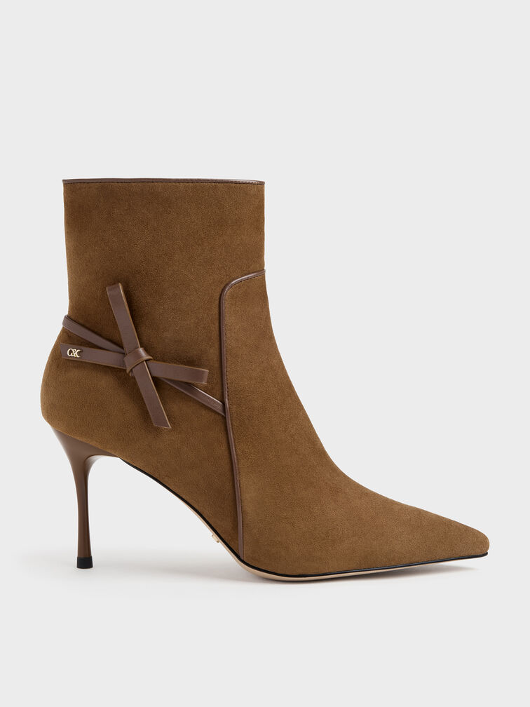 Gi&agrave;y boots cao g&oacute;t cổ cao, N&acirc;u, hi-res