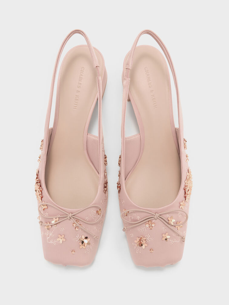 Gi&agrave;y sandals cao g&oacute;t mũi vu&ocirc;ng Sadira, Hồng nhạt, hi-res