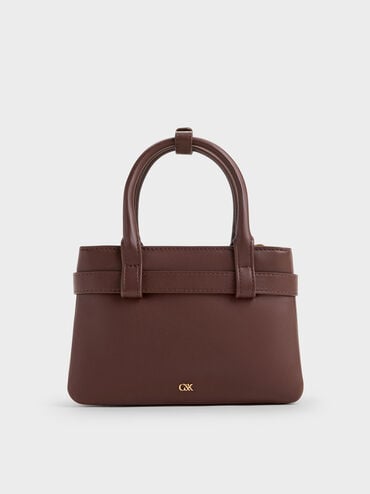T&uacute;i tote Jody Leather Belted, N&acirc;u, hi-res