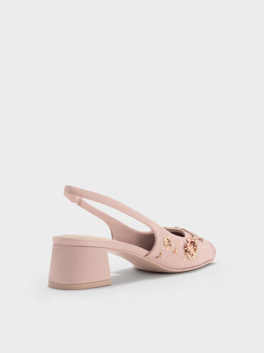 Gi&agrave;y sandals cao g&oacute;t mũi vu&ocirc;ng Sadira, Hồng nhạt, hi-res