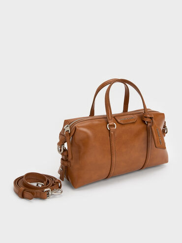 Mini Fergie Bowling Bag, Distressed Tan, hi-res
