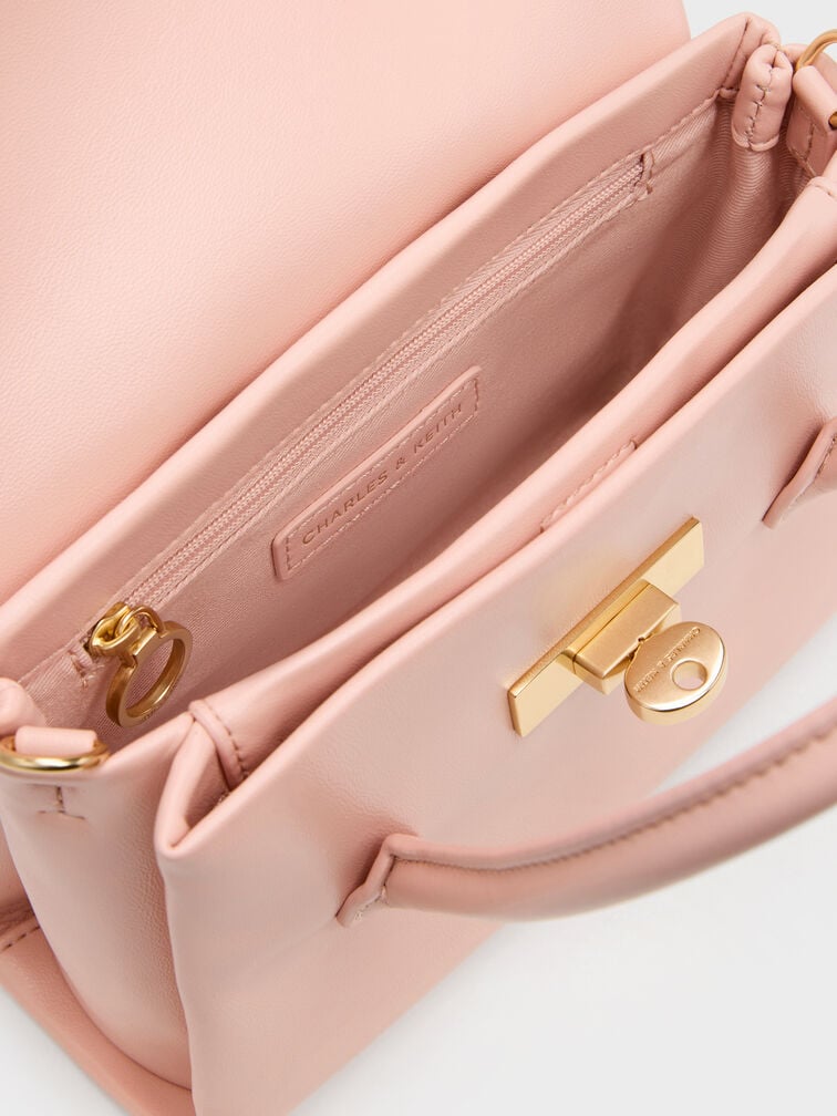 T&uacute;i tote Mini Kerry, Hồng, hi-res