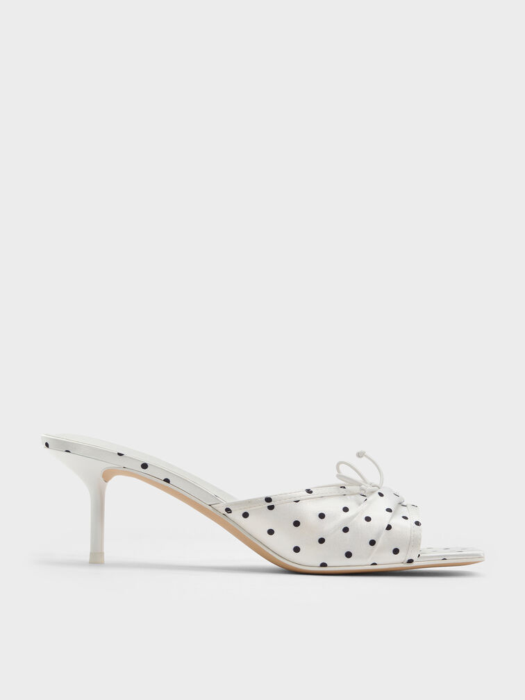 Sadira Polka-Dot Heeled Mules, Multi2, hi-res