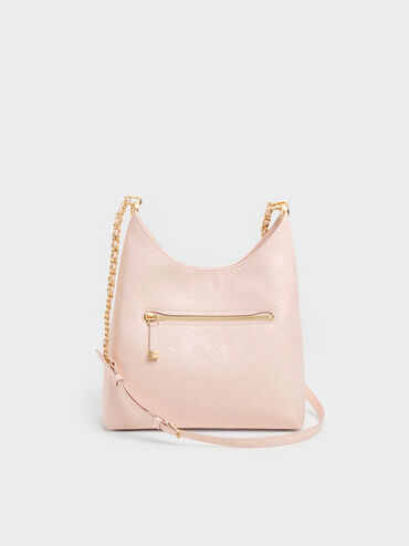 T&uacute;i đeo vai Duo Quilted Front-Pocket, Soft Pink, hi-res