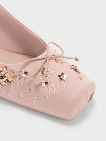 Gi&agrave;y sandals cao g&oacute;t mũi vu&ocirc;ng Sadira, Hồng nhạt, hi-res
