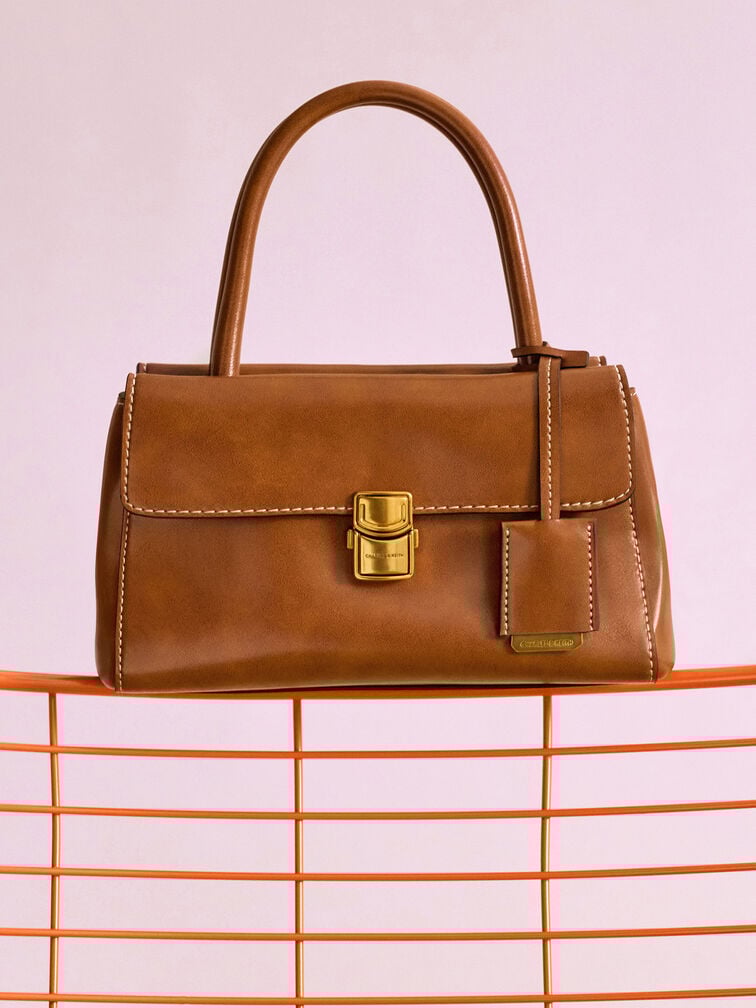 T&uacute;i tote Acelynn Rope-Chain, Distressed Tan, hi-res