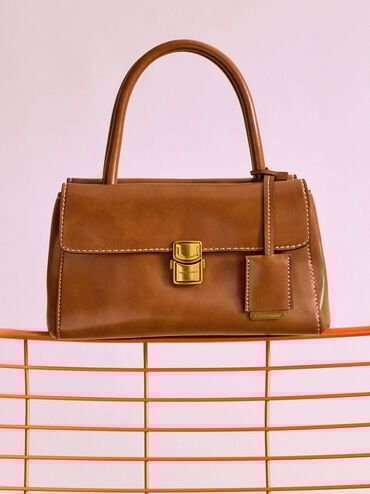 T&uacute;i tote Acelynn Rope-Chain, Distressed Tan, hi-res