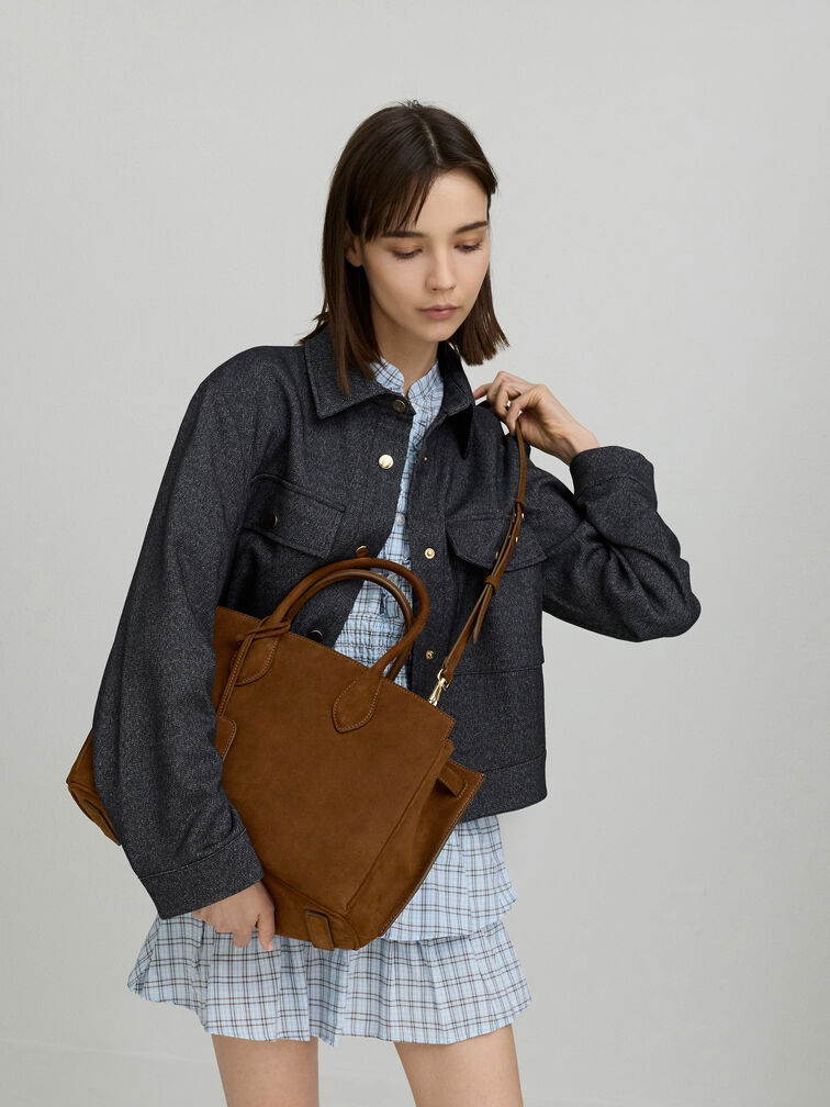 T&uacute;i tote Large Ginevra, Pecan Brown, hi-res