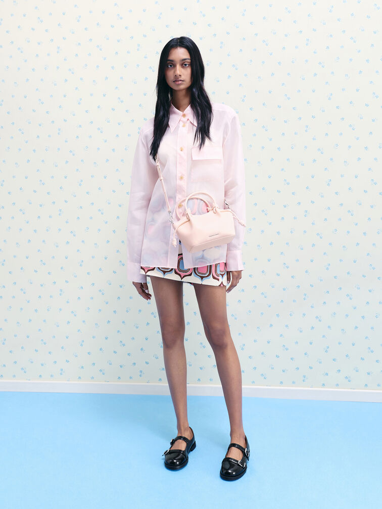 T&uacute;i tote h&igrave;nh thang Sammie, Soft Pink, hi-res