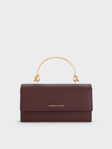 V&iacute; d&agrave;i phom chữ nhật Kristine, Wineberry Red, hi-res