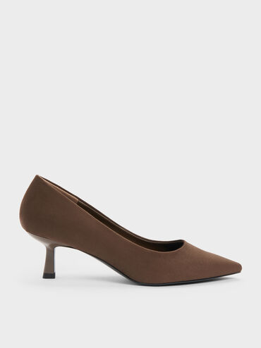 Gi&agrave;y cao g&oacute;t mũi nhọn Emmy, Dark Brown Textured, hi-res
