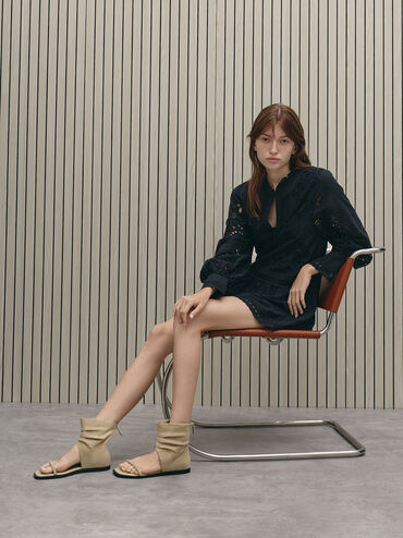 Gi&agrave;y sandals dạng boots Joplin, Be, hi-res