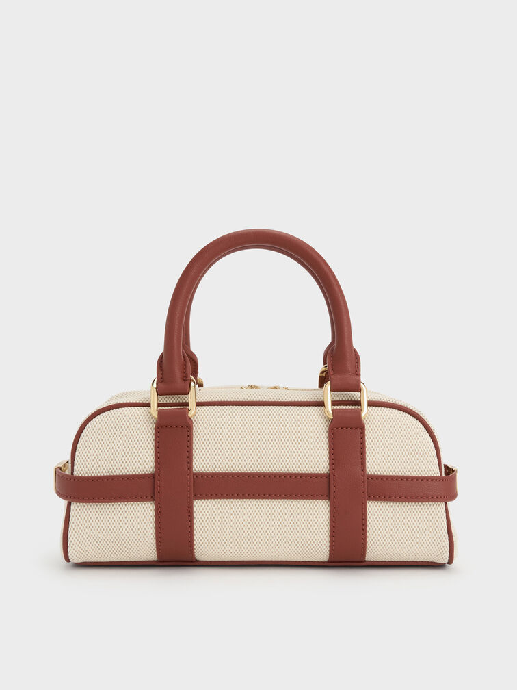 Scottie Canvas Bowling Bag, Brick, hi-res